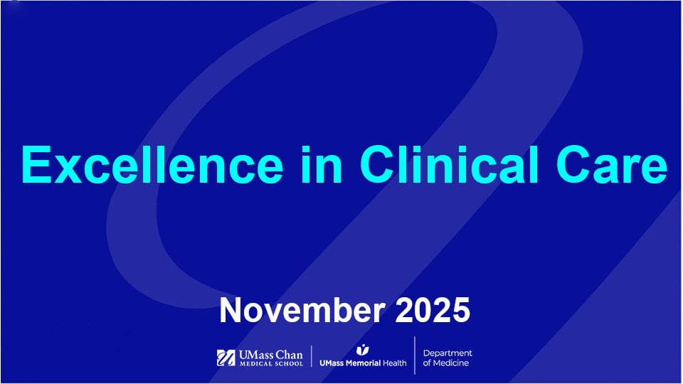  Excellence in Clinical Care, November 2025