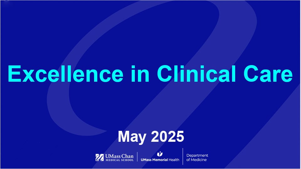  Excellence in Clinical Care, May 2025