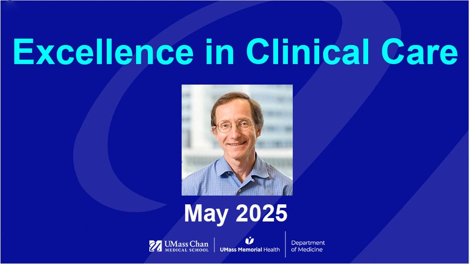  Excellence in Clinical Care, May 2025, image of Hardy Kornfeld, MD