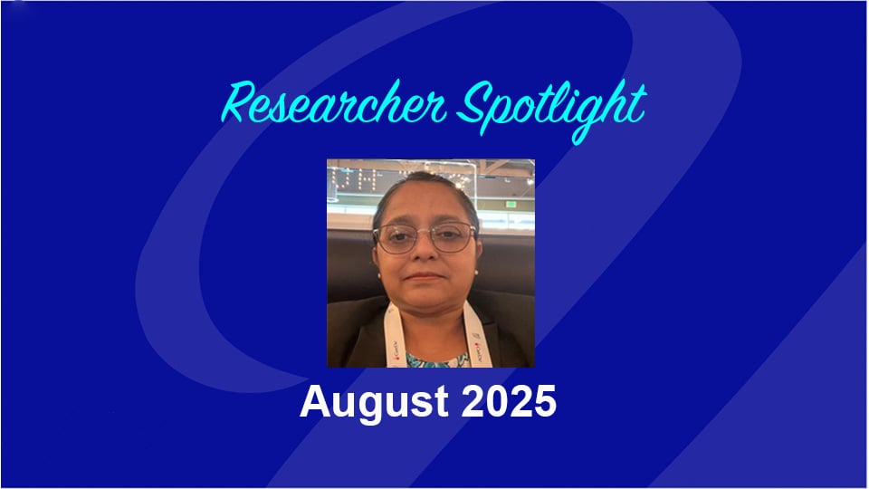  Researcher Spotlight, August 2025, image of Sudipta Tripathi, PhD