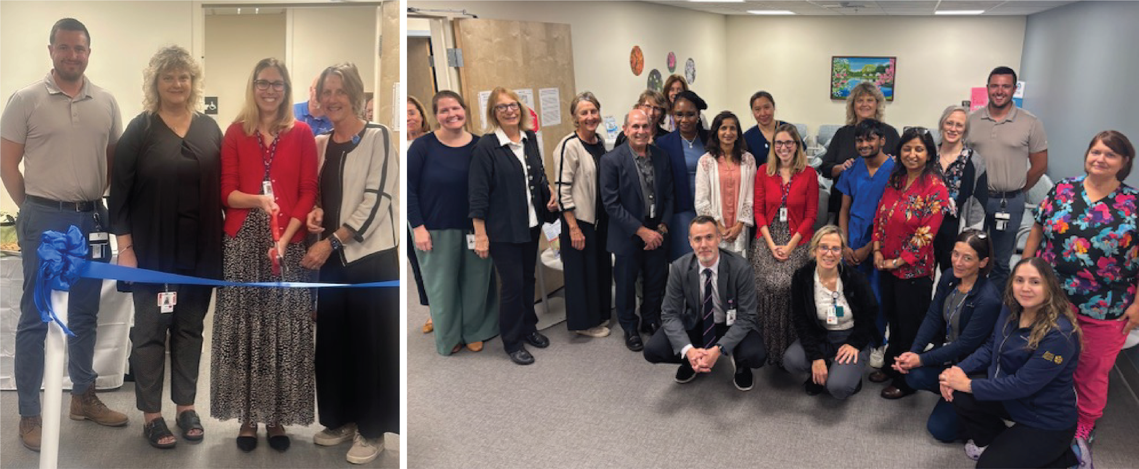 Photos from the Geriatric Medicine clinic ribbon cutting