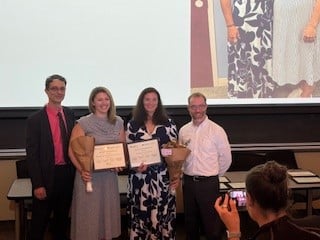 Left to right: Dr. Nikolaos Kakouros, Ashleigh Poptic, CNP, Nicole Majkut, PA-C, and Nick Marshall, MS, PA-C. 