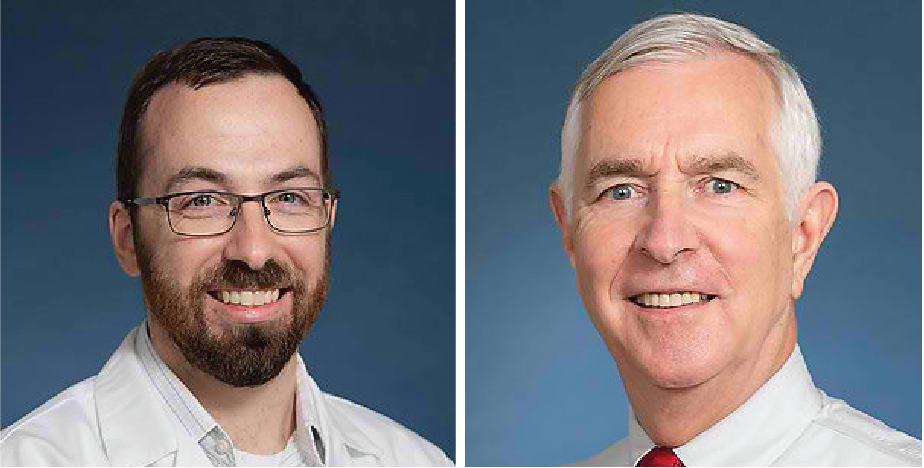 Left to right: Drs. Kenneth Ralto and John Mark Madison