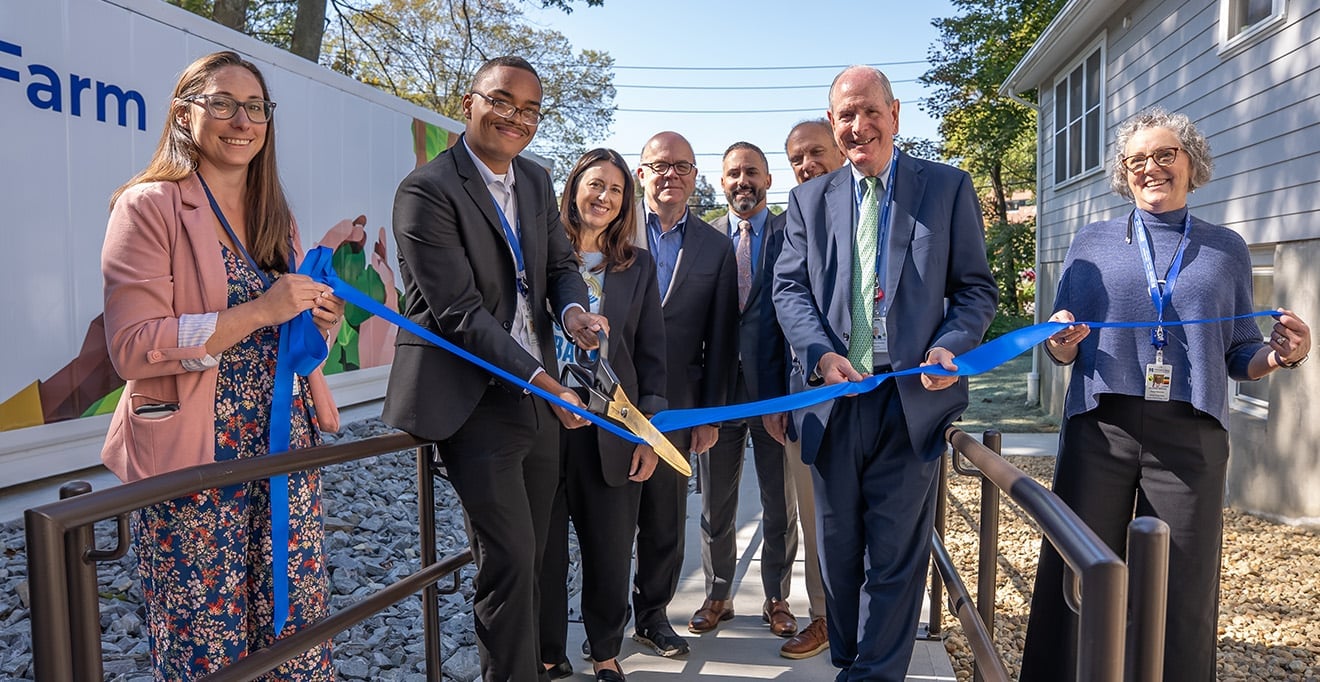 Ribbon Cutting and UMass Chan Wellness Farm