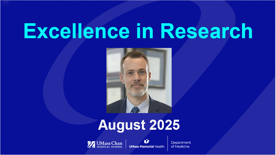  Excellence in Research, August 2025, image of David McManus