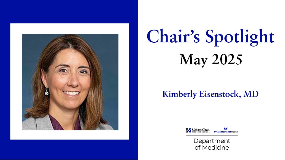 Chair's Spotlight, May 2025, Kimberly Eisenstock, MD