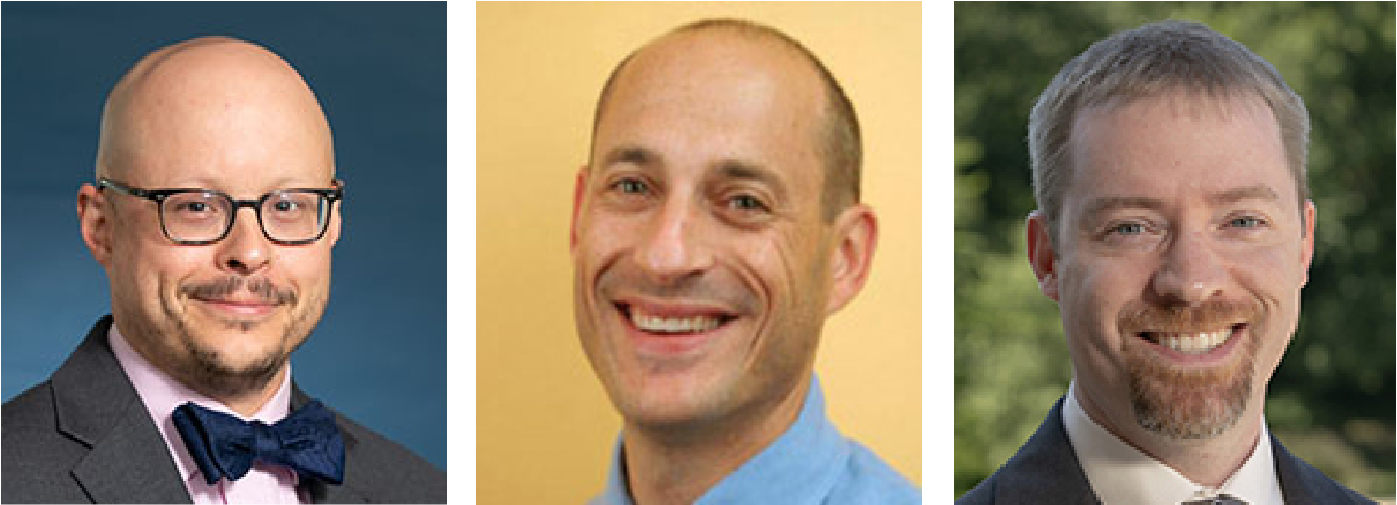 Left to Right: Eric Cucchi, Bruce Greenberg, and Nicholas Marshall