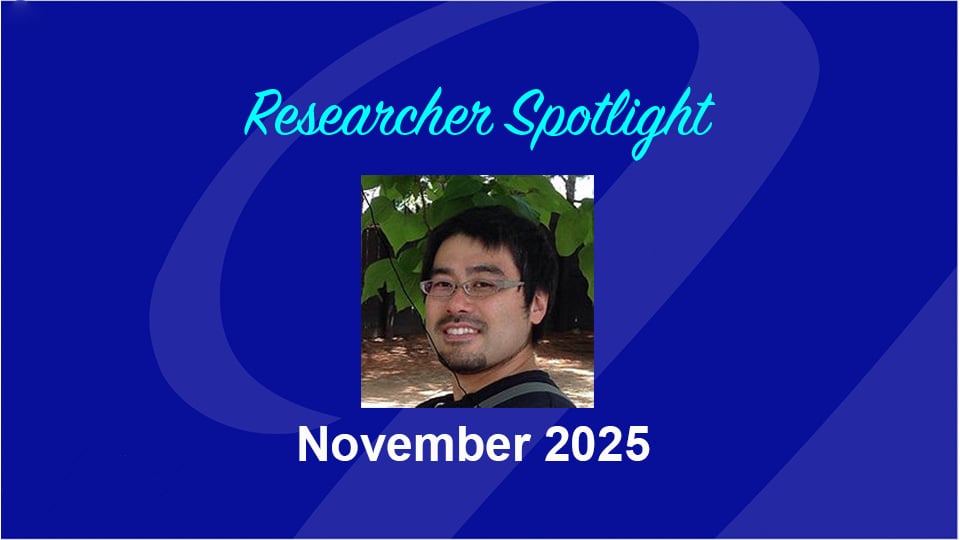  Researcher Spotlight, November 2025, image of Tadatoshi Sato, PhD