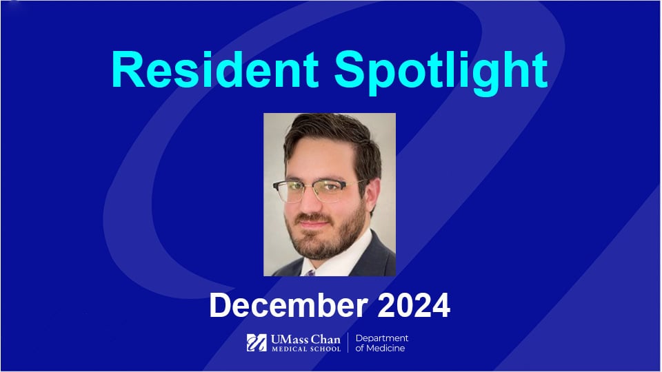  Resident Spotlight, December 2024, image of Luke Wakeen, MD