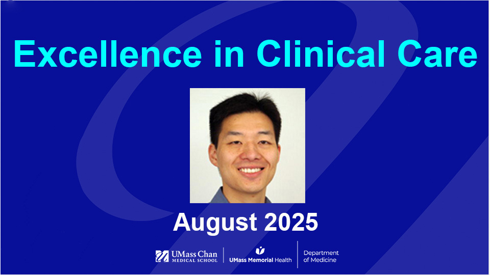  Excellence in Clinical Care, August 2025, image of Jeffrey Shih, MD