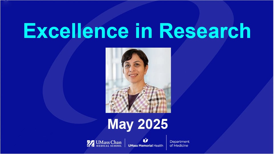  Excellence in Research, May 2025, Vandana Nagpal