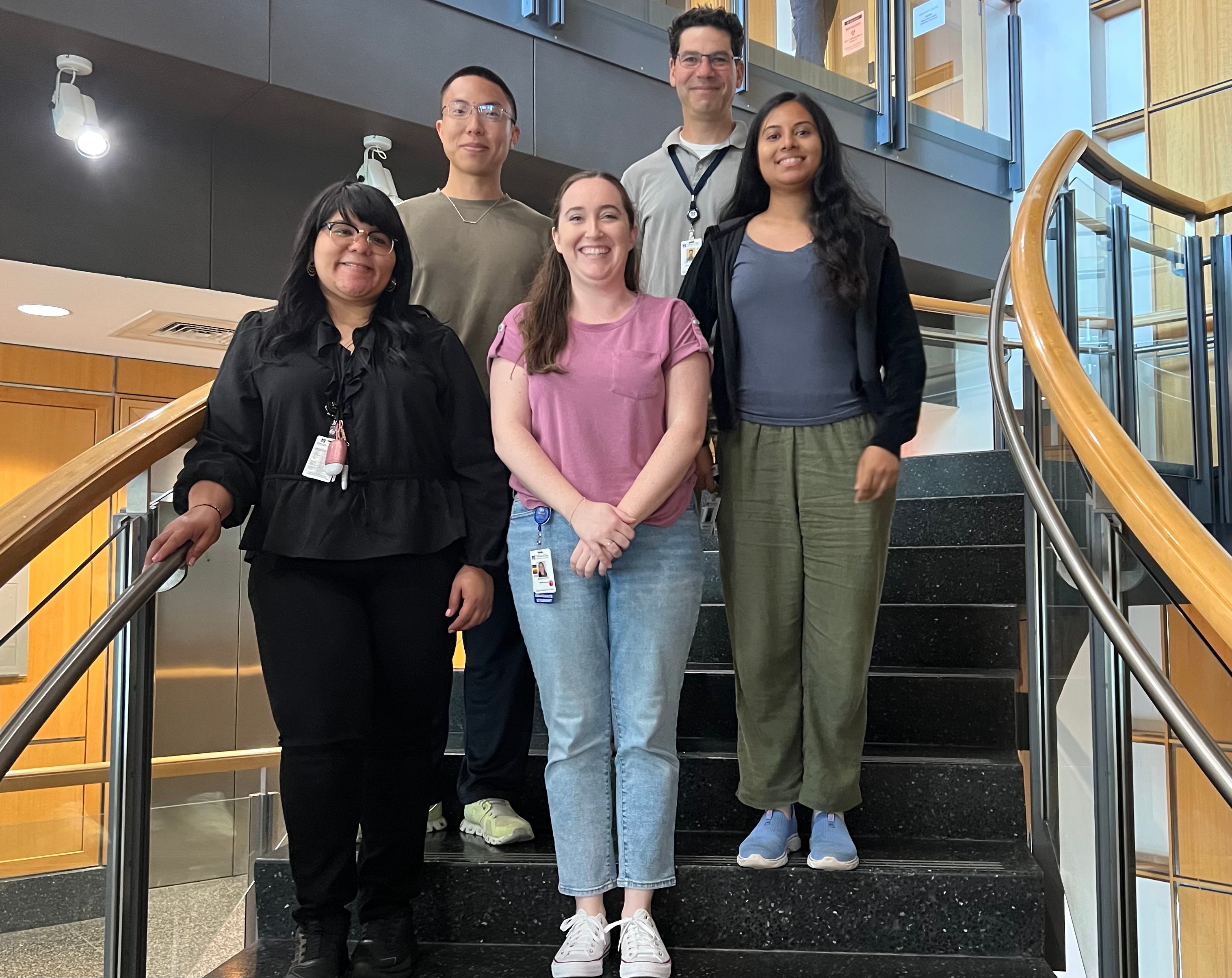 Lee Quinton and members of his lab