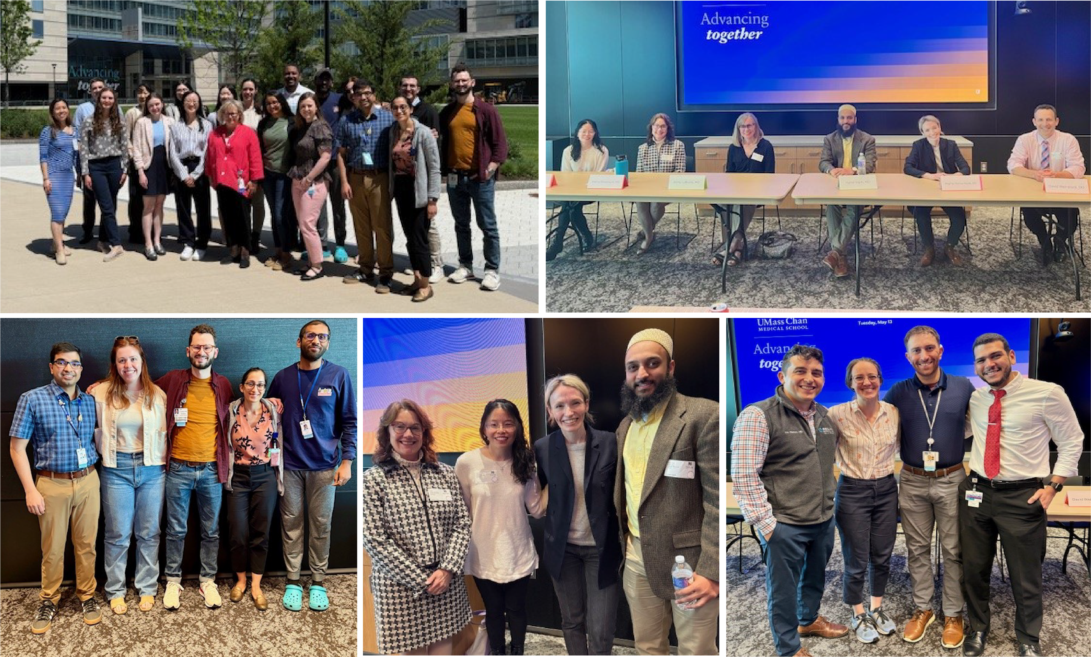 Images of primary care faculty and residents at the Primary Care Retreat