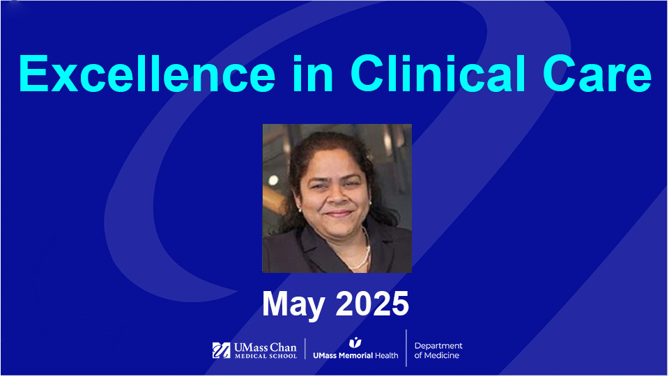  Excellence in Clinical Care, May 2025, image of Pranoti Mandrekar, PhD