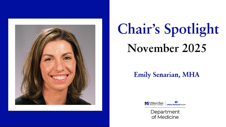 Chair's Spotlight, November 2025, Emily Senarian, MHA