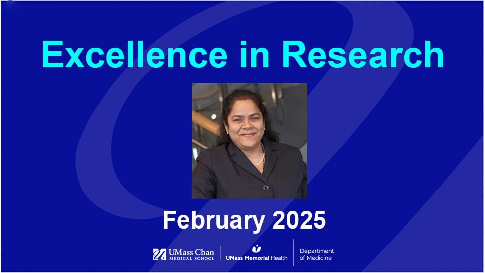  Excellence in Research, February 2025, image of Pranoti Mandrekar, PhD