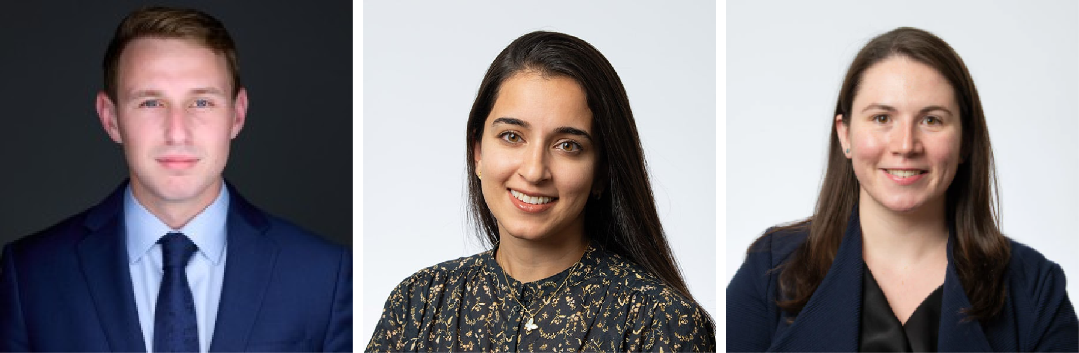 Left to right: Drs. Evan Offord, Michelle Nabi, and Cassandra Reimonn
