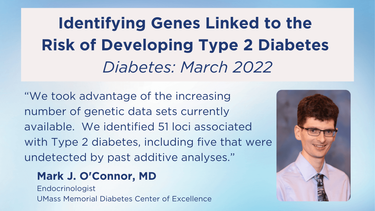 Mark O'Connor, MD T2D Gene Research