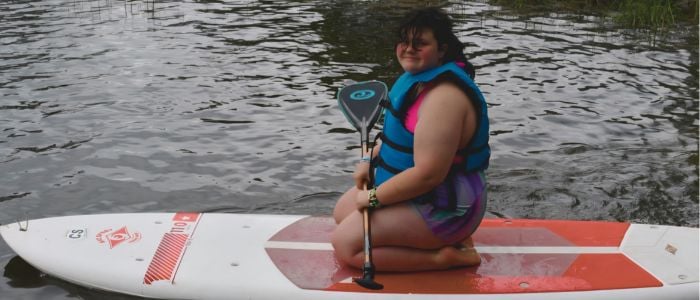 Jenna T1D Paddle Board