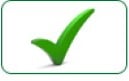 Image shows a green check mark