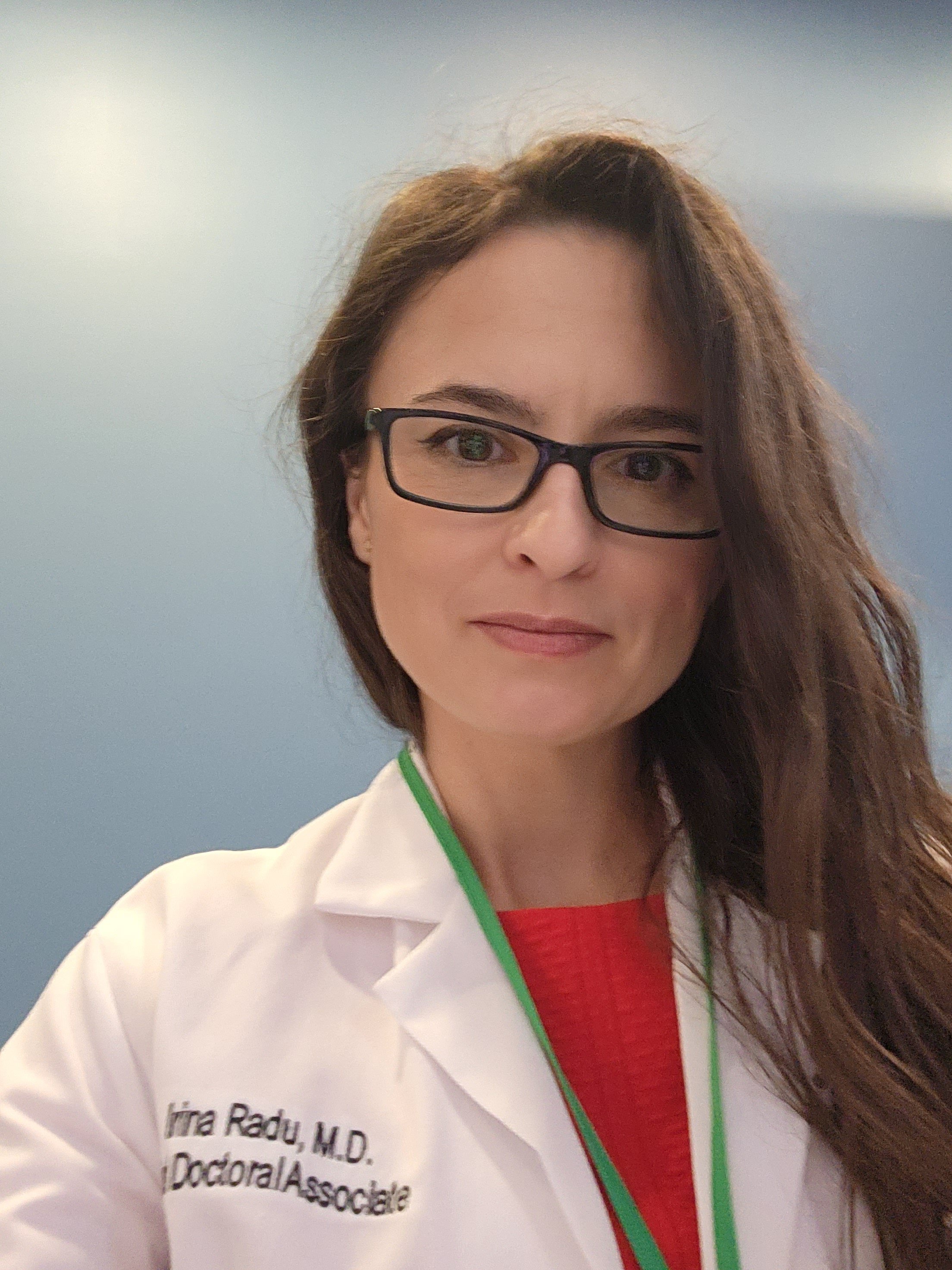 Irina Radu, MD, MHA, postdoctoral research fellow