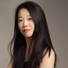Asian woman with long hair