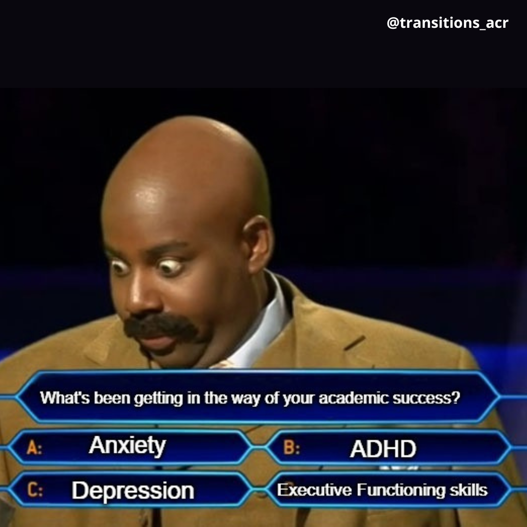game show contestant with mental health choices