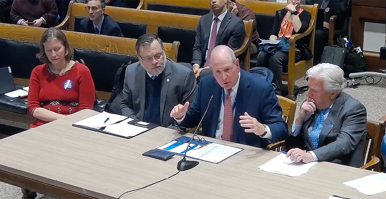 Chancellor Collins testifies on behalf of Gov. Healey’s DRIVE legislation; bill would support research at UMass Chan