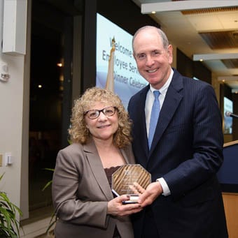 Elaine Martin received the Chancellor&rsquo;s Award for Advancing the UMMS Mission.